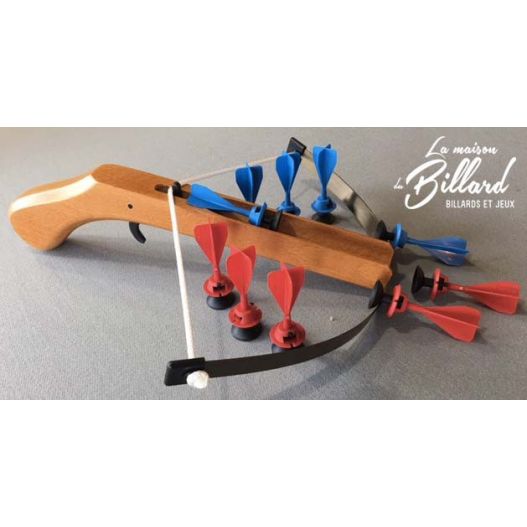 Arbalète en bois + 10 Fléchettes-2