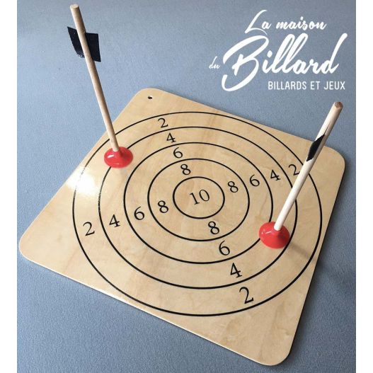 Tir fléchettes au pistolet en bois-2