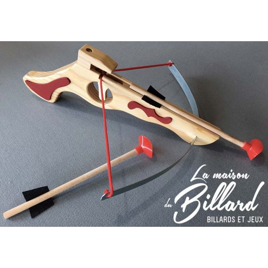 Tir fléchettes au pistolet en bois-1