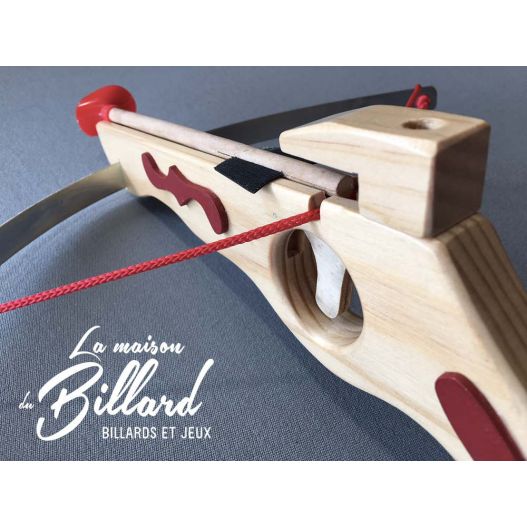 Tir fléchettes au pistolet en bois-4