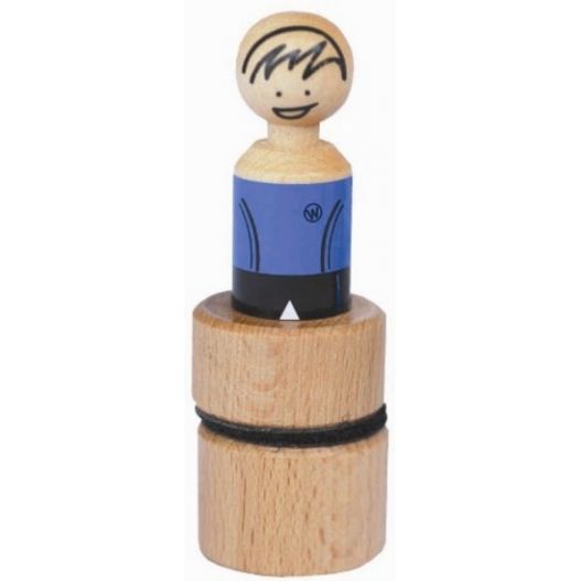 Lot de deux figurines football pour jeu Weykick-1