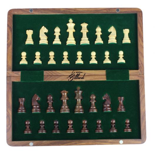 jeu d'échec marqueté. Déco et ludique !-4