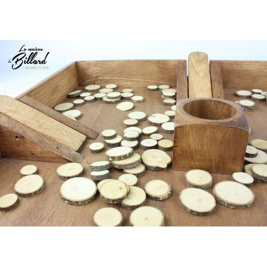 ancien jeu d'argent en bois