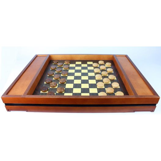coffret jeu en bois échec et dames-2