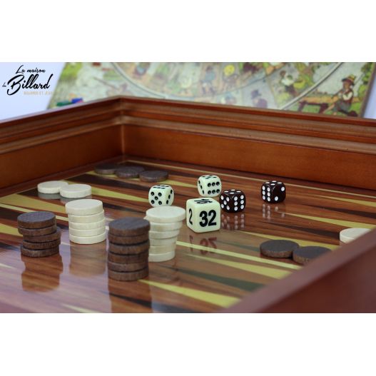 Coffret 5 jeux en bois Vintage - Style 1930-2