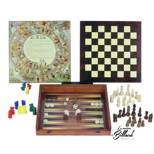 Coffret 5 jeux en bois...