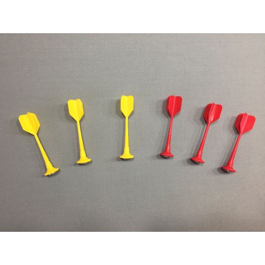 6 fléchettes magnétiques