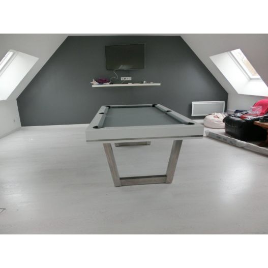 Billard Harmony V. Inox, et bois Massif-4