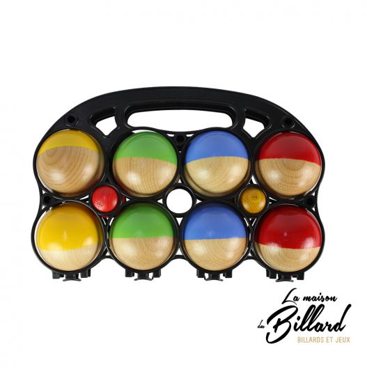 Boule de pétanque en bois, fabrication française-4