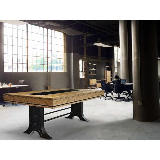 Atelier : Un billard haut de gamme, au style authentique et industriel-4