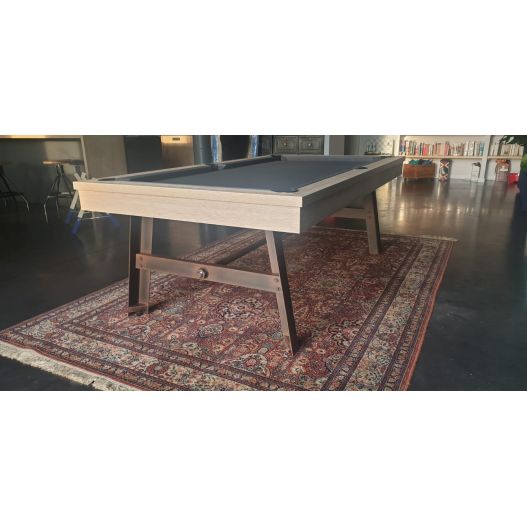 Une table style industriel qui se transforme en vrai billard-1