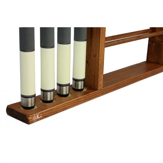 Rangement Boules de billard et Queues de billard (pin rustique finition teinté)-3