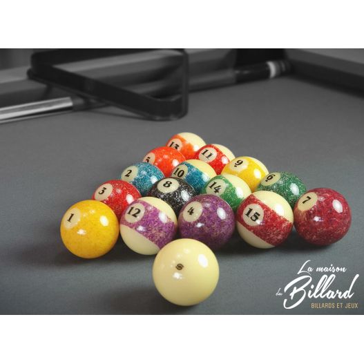 Boules de billard américain STONE 57,2 mm, Édition collector d’Aramith-1