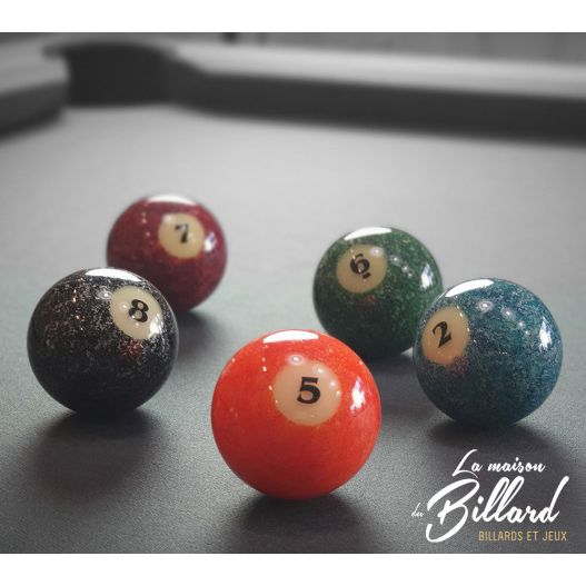Boules de billard américain STONE 57,2 mm, Édition collector d’Aramith-3