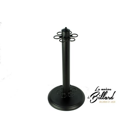 Porte queues mixte en métal noir-2