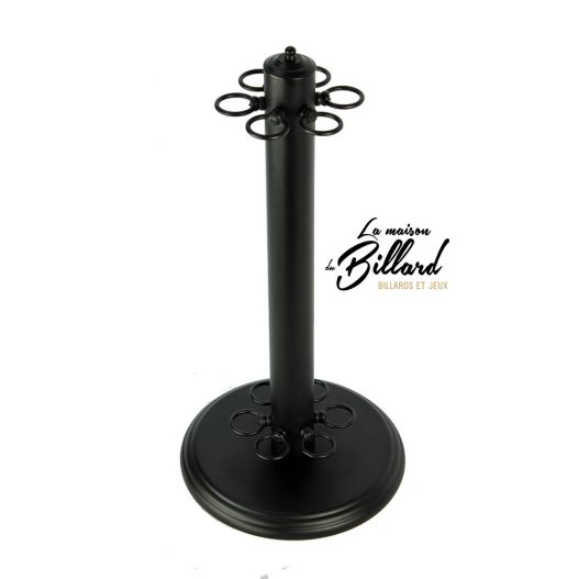 Porte queues mixte en métal noir-3