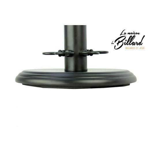 Porte queues mixte en métal noir-4