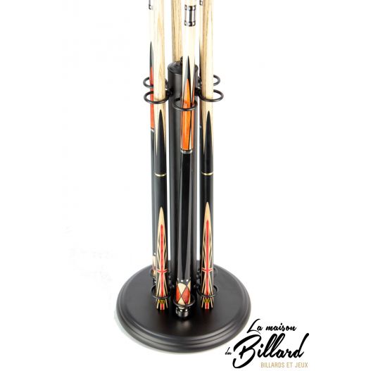 Porte queues mixte en métal noir-1