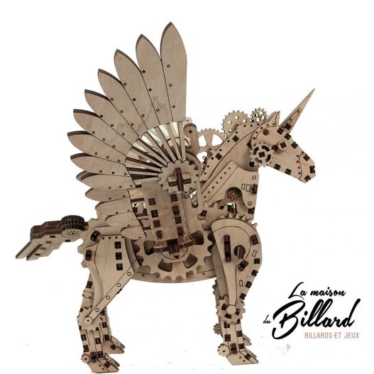 Puzzle 3D Licorne mécanique "S" : le puzzle adulte qui se transforme en jouet féérique-4