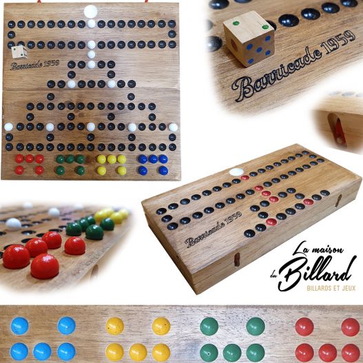 Barricade Le jouet en bois 2 à 4 joueurs de 1959-0