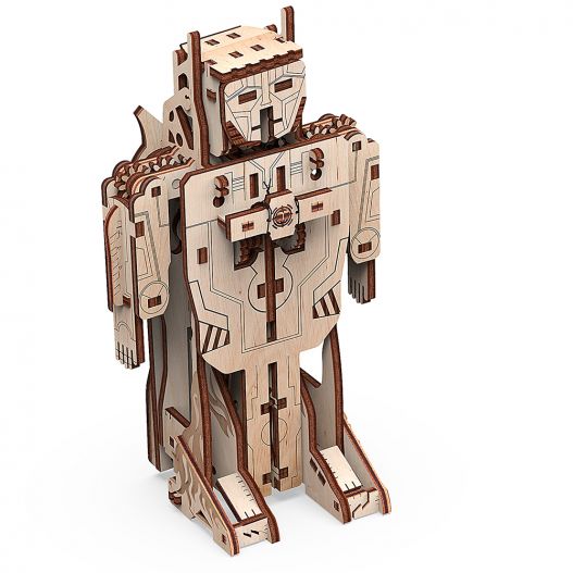 Puzzle en bois Robot-Avion : une sorte de nouveau Lego pour adultes-2