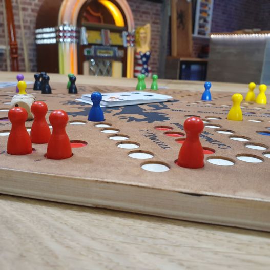 Jeu de Tock artisanal 4/6J. Les chevaux avec de la stratégie-2