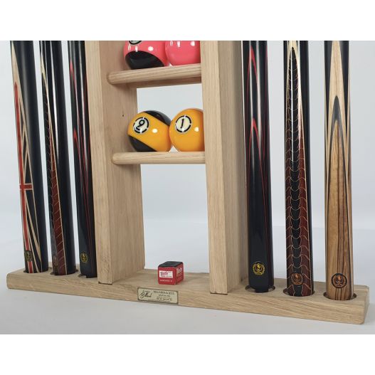 Porte-queues 6 queues Blanc + rangement jeu de billes-2