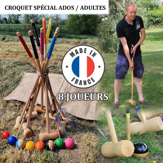 Croquet 8 joueurs adultes...