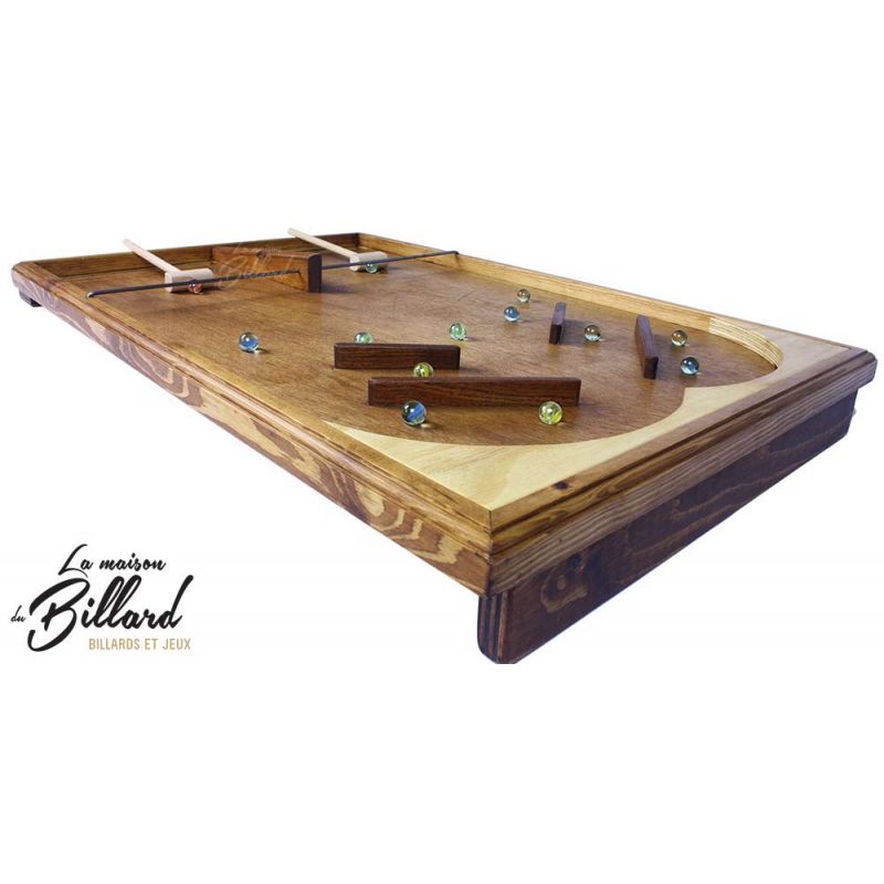 Speed ball : louez ce jeu en bois moitié flipper, moitié Pong, 100 % fun