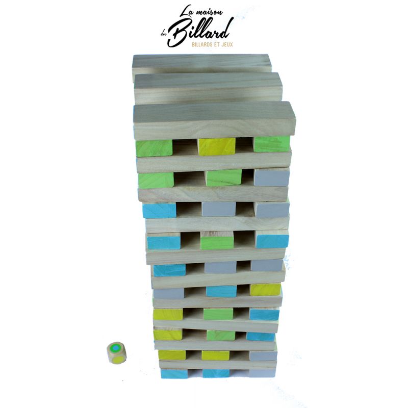 Jeu de la tour XXL. Jenga géant version 4 à 6 joueurs