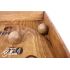 Jeu en bois Culbuto. Jeu traditionnel en bois, Fait main.