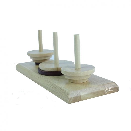 Tour de Hanoï en bois : un jeu qui allie casse-tête et tradition-2