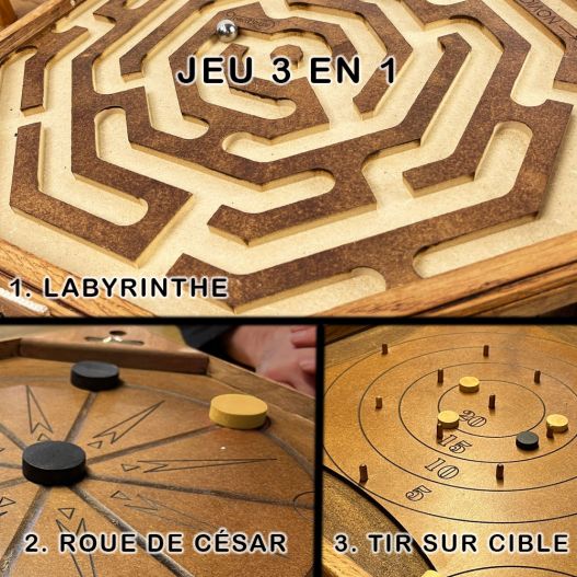 Labyrinthe, Jeu d'Animation 3 en 1 à Louer