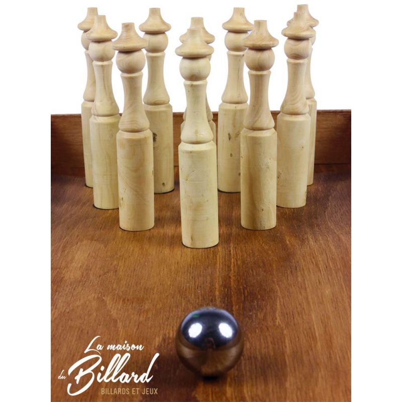 Jeu bowling traditionnel en bois