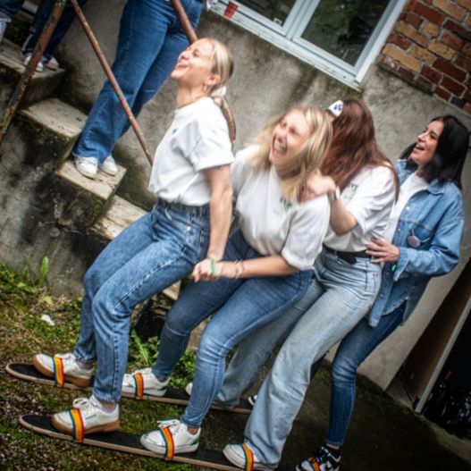 Paire de skis pour 4 personnes-3