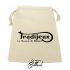 Sac en toile beige avec cordon, imprimé Tradijeux par La Maison du Billard – rangement pour jeux traditionnels