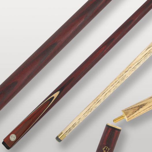 Image de couverture de la queue de billard Lynx Rouge, modèle en bois bicolore pour joueurs exigeants.