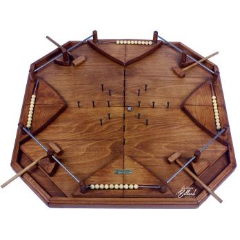 Table de support en bois pour jeu géant traditionnel en bois