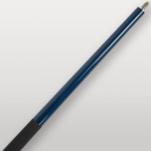 Queue Hybride pour tous style de billard effet Carbone Bleue-3