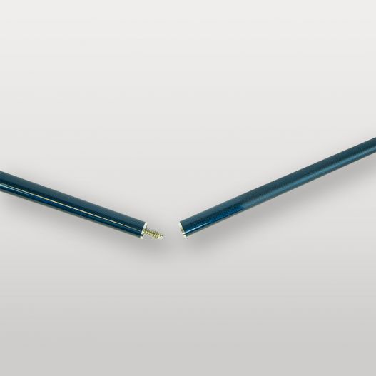 Queue Hybride pour tous style de billard effet Carbone Bleue-4