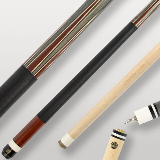 Queue-de-billard-pour-boules-de-57-mm-grise-et-rouge