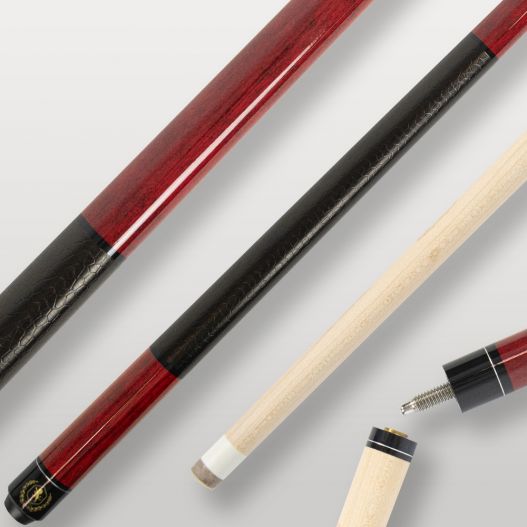 Queue de billard de couleur bordeaux faite pour les joueurs débutant