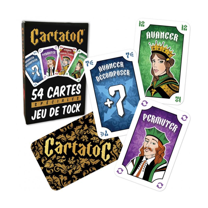 Cartes pour jeu de toc