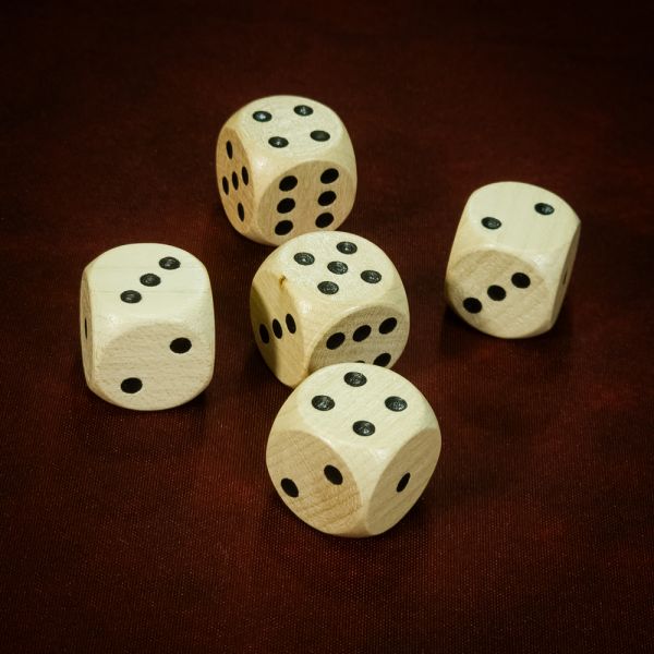 Dé en bois 20 mm-1