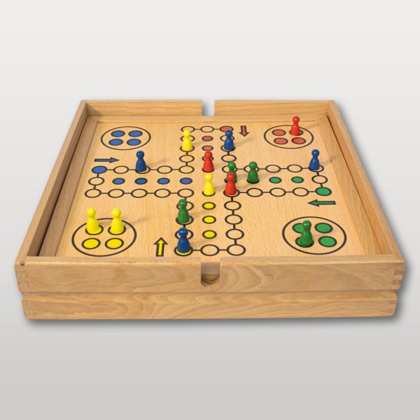 Coffret multi jeux en bois finition Luxe (20 jeux)-1