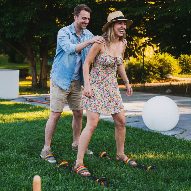 Skis 4 personnes, découvrez un jeu de cohésion pour l'animation