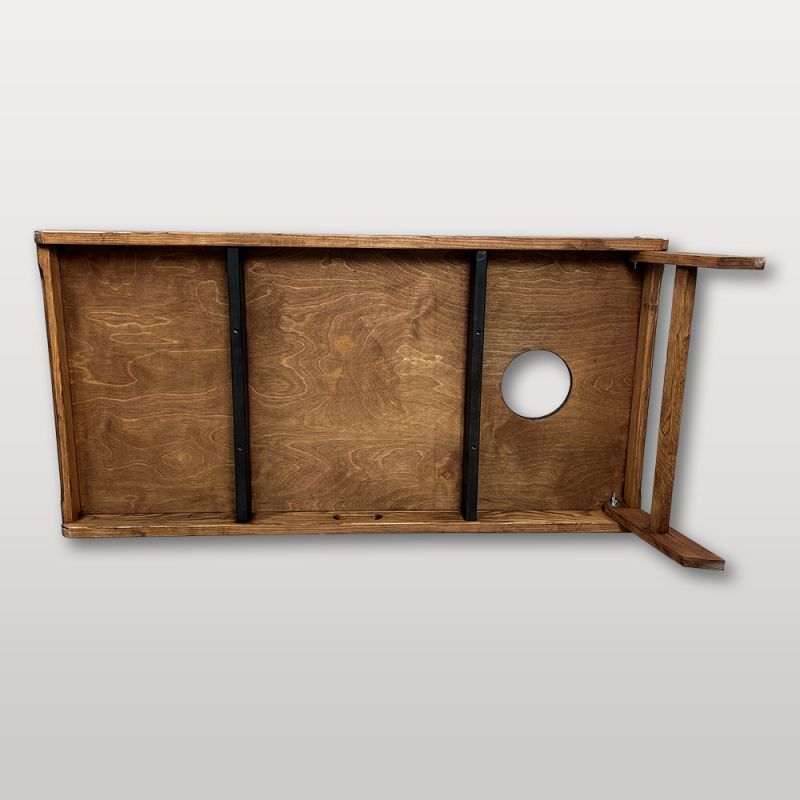 structure inférieure du cornhole artisanal