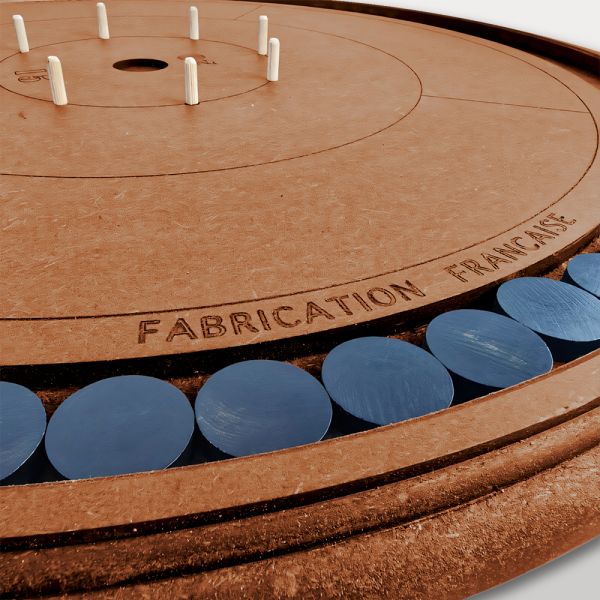 Crokinole le Jeu en bois Canadien fait en France-4