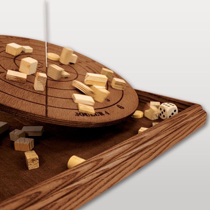 dé en bois jeu Bomboleo