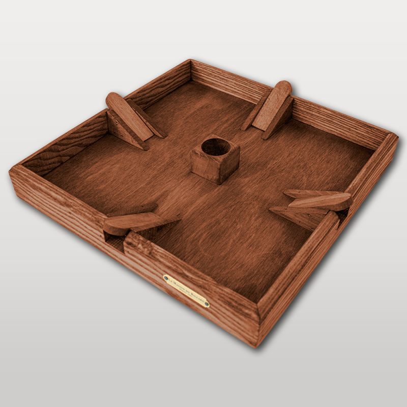 jeu de puce en bois sans pions